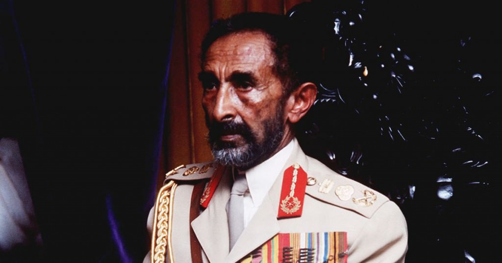 Haile Selassie emperador de Etiopía