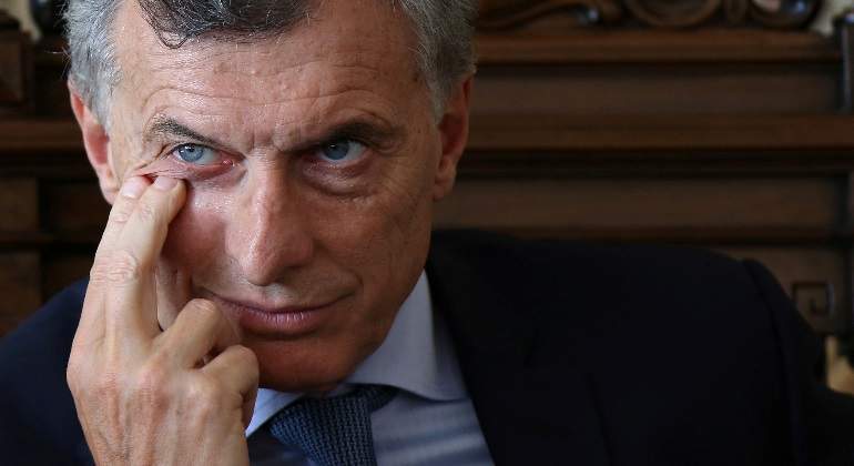 Mauricio Macri preocupado durante 2018