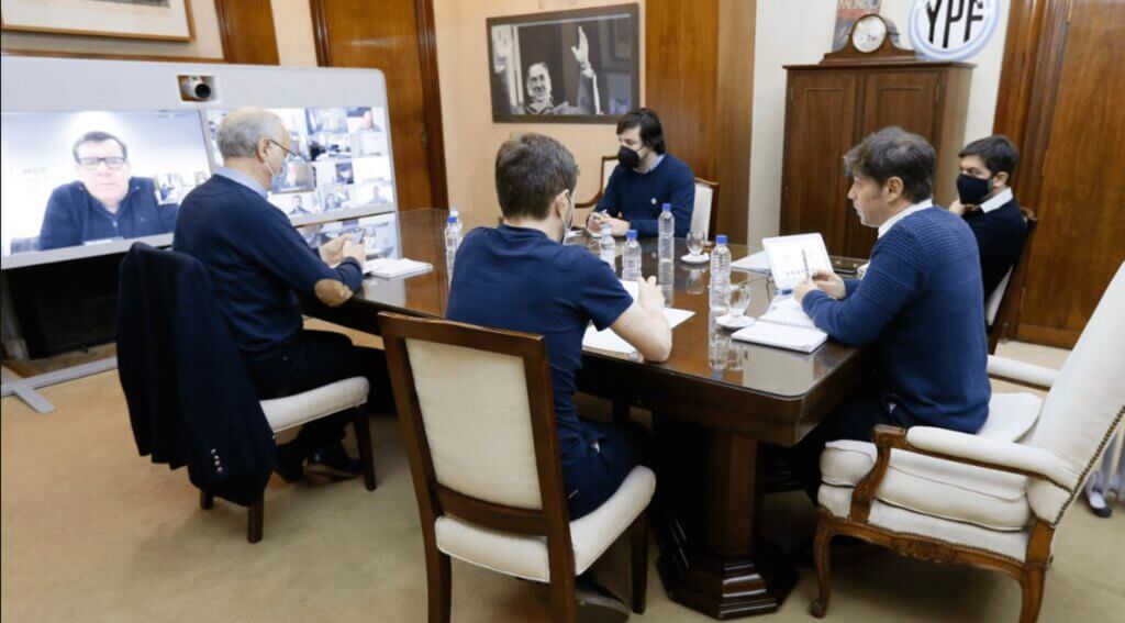 Kicillof con intendentes de la costa